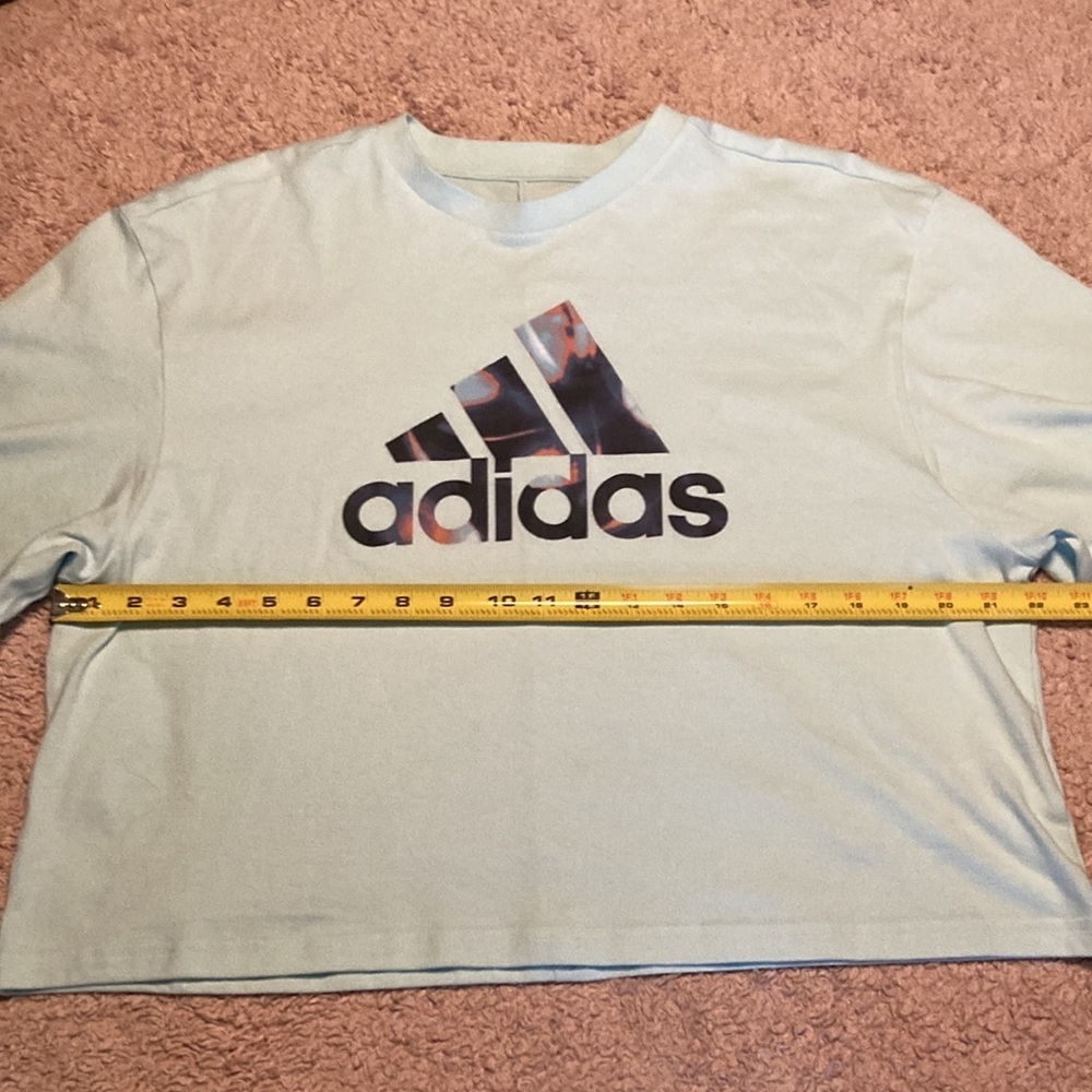 EUC ADIDAS Womens Cropped Top - size Large - Picture 6 of 8